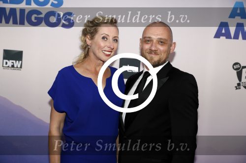 Amsterdam 5 september 2016
Premiere Adios Amigos in Tuschinski. Plien v Bennekom met man