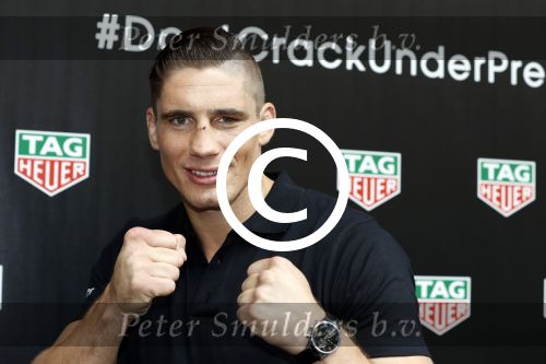 Amsterdam 30 augustus 2016
Presentatie Tag Heuer horloge van Max Verstappen. Rico Verhoeven