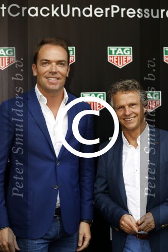 Amsterdam 30 augustus 2016
Presentatie Tag Heuer horloge van Max Verstappen. Robert Doornbos en Jan lammers