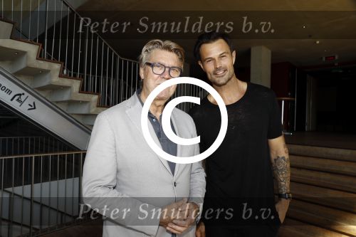 Amsterdam 23 augustus 2016
Perspresentatie van het nieuwe sbs6 Net 5 en Veronica seizoen in het IJ Theater. Robert Kranenborg en Arie Boomsma