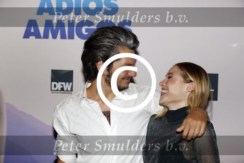 Amsterdam 5 september 2016
Premiere Adios Amigos in Tuschinski. Maarten Heijmans met Sigrid ten napel