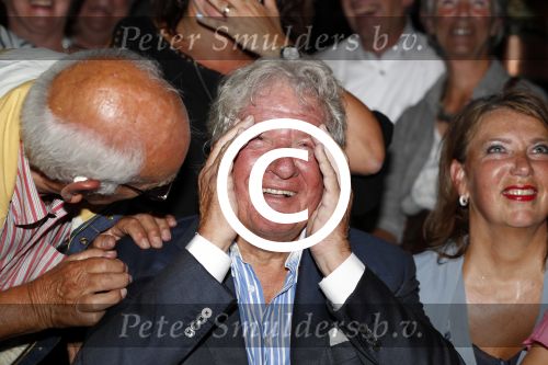 Blaricum 6 september 2016
Surprise party voor Willibrord Frequin zijn 75e verjaardag bij  Moeke Spijstra.
Zijn vriendin kinderen en kleinkinderen zijn natuurlijk aanwezig.