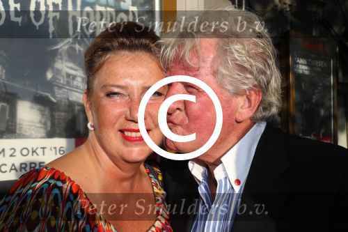 Amsterdam, 18 Augustus 2016
Premiere Hans Klok in Carre, House of Horror.
Willibrord Frequin met vriendin
