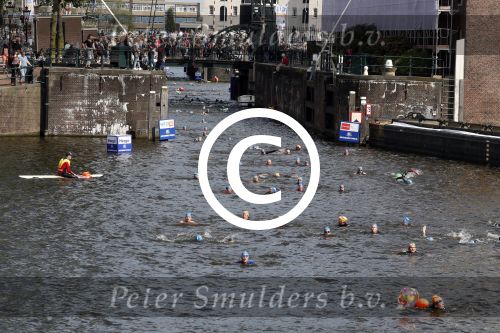 Amsterdam 3 september 2017  
ALS Cityswim in de amsterdamse grachten.