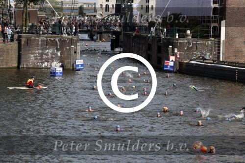 Amsterdam 3 september 2017  
ALS Cityswim in de amsterdamse grachten.