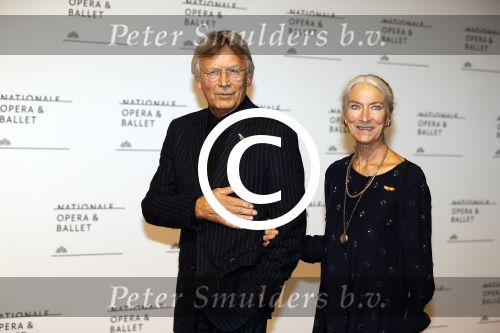 Amsterdam 15 september 2017 
Premierevoorstelling Ode aan de Meester bij Nationale Opera & Ballet in Amsterdam.koning Willem Alexander en koningin Maxima zijn de eregasten. han Ebbelaar en Alexandra Radius