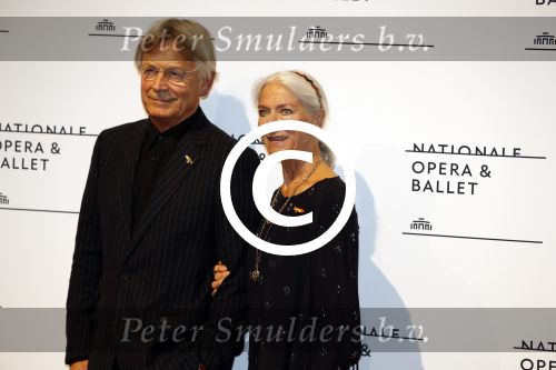 Amsterdam 15 september 2017 
Premierevoorstelling Ode aan de Meester bij Nationale Opera & Ballet in Amsterdam.koning Willem Alexander en koningin Maxima zijn de eregasten. han Ebbelaar en Alexandra Radius