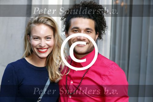 Amsterdam 6 juli 2017 
Presentatie blad GTST Goede tijden slechte tijden in NH Hotel. Alkan Coklu met Melissa Drost