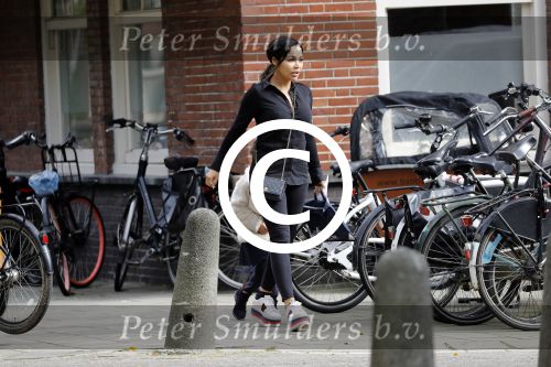 Amsterdam 20 september 2017 
Amanda Balk met haar dochtertje Vegas in amsterdam