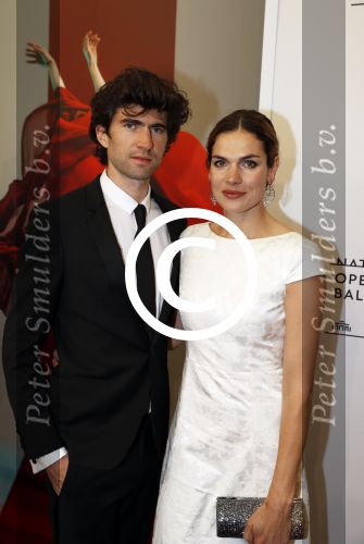 Amsterdam 11 september 2017 
Premiere Nationa Ballet in de stopera. Benja Bruijning met moeder en Anna Drijver met moeder