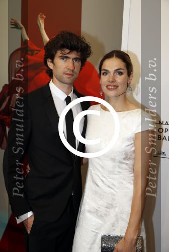 Amsterdam 11 september 2017 
Premiere Nationa Ballet in de stopera. Benja Bruijning met moeder en Anna Drijver met moeder