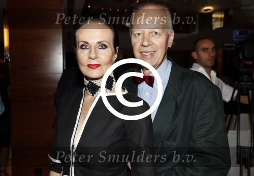 Amsterdam 3 september 2017
Modeshow Paul Schulten in het Okura. Ans Markus met man Wybe Tuinman