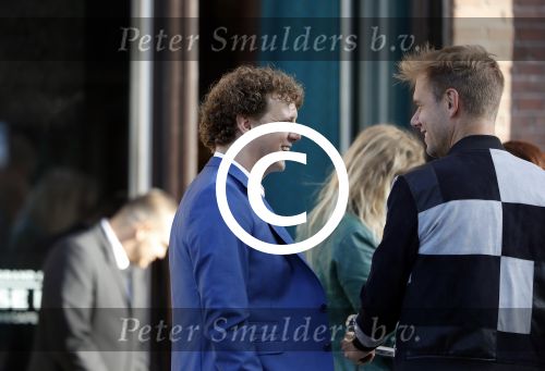 Leiden 2 juli 2017 
Jochem Myjer en zijn vriendin Marloes Novan vieren de 40e verjaardag van Jochem met familie en vrienden. Armin v Buuren met zijn vrouw Erika