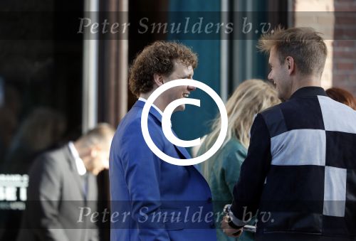 Leiden 2 juli 2017 
Jochem Myjer en zijn vriendin Marloes Novan vieren de 40e verjaardag van Jochem met familie en vrienden. Armin v Buuren met zijn vrouw Erika