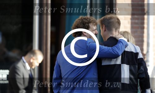 Leiden 2 juli 2017 
Jochem Myjer en zijn vriendin Marloes Novan vieren de 40e verjaardag van Jochem met familie en vrienden. Armin v Buuren met zijn vrouw Erika