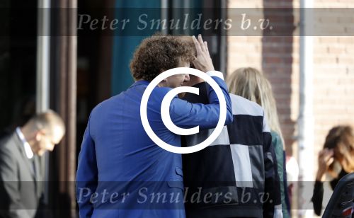 Leiden 2 juli 2017 
Jochem Myjer en zijn vriendin Marloes Novan vieren de 40e verjaardag van Jochem met familie en vrienden. Armin v Buuren met zijn vrouw Erika