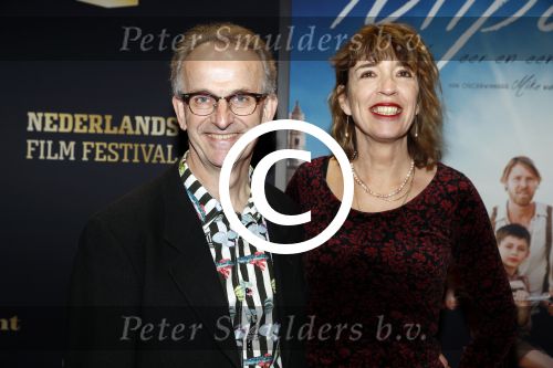 Utrecht 20 september 2017
Premiere Tulipani van Mike van Diem tijdens de filmdagen Utrecht. Ate de Jong met partner