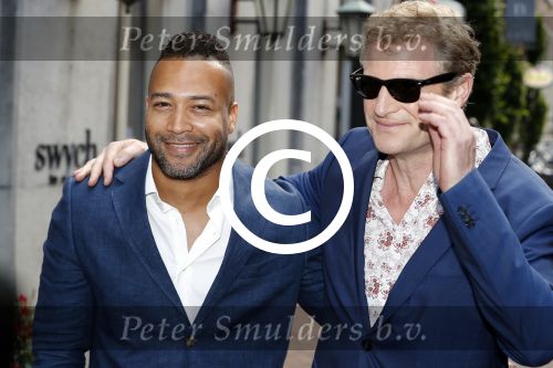 Amsterdam 6 juli 2017 
Presentatie blad GTST Goede tijden slechte tijden in NH Hotel. Bart oomen met Everon jackson Hooi