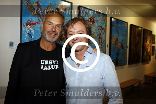 Amsterdam 10 september 2017
Opening expositie Bob Fosko en Bert Kuizenga.n Gijs Scholten van Aschat opent hem. Bert met Frits Sissing