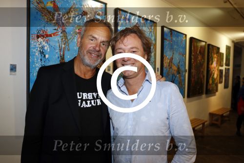 Amsterdam 10 september 2017
Opening expositie Bob Fosko en Bert Kuizenga.n Gijs Scholten van Aschat opent hem. Bert met Frits Sissing
