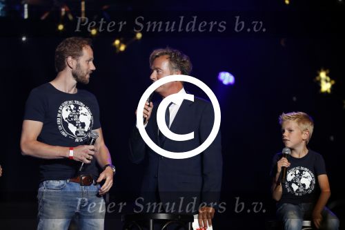 Amsterdam 16 september 2017 
Bert v Leeuwen presenteert het gala van het leger des Hils. Wibi Soerjadi treedt op