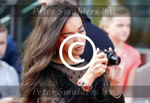 Amsterdam 2 augustus 2017  
Premiere emoji de film in pathe arena. Bibi Brijeman