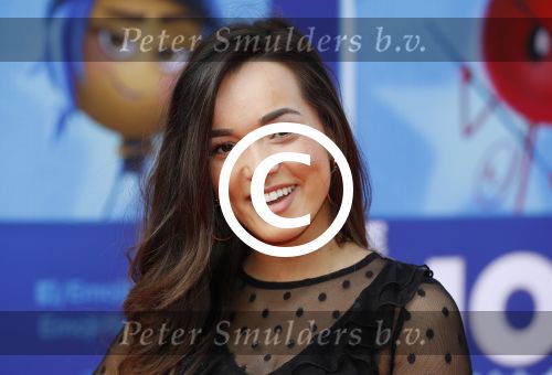 Amsterdam 2 augustus 2017  
Premiere emoji de film in pathe arena. Bibi Brijeman