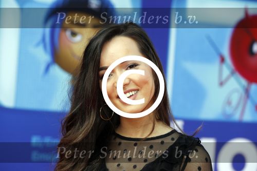 Amsterdam 2 augustus 2017  
Premiere emoji de film in pathe arena. Bibi Brijeman