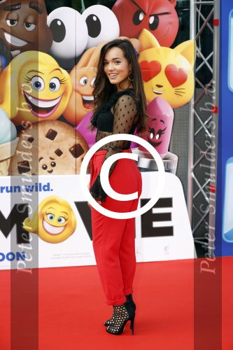 Amsterdam 2 augustus 2017  
Premiere emoji de film in pathe arena. Bibi Brijeman