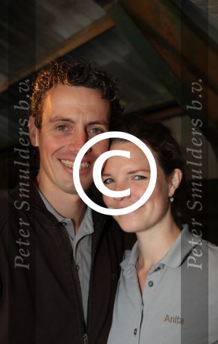 Toldijk, 3 September 2017 
Reunie Boer zoekt vrouw
Boer Frank Brinkhaus met partner Anita Docters van Leeuwen (dierenarts)