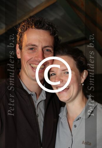 Toldijk, 3 September 2017 
Reunie Boer zoekt vrouw
Boer Frank Brinkhaus met partner Anita Docters van Leeuwen (dierenarts)