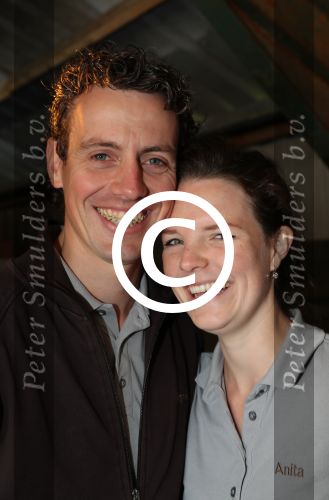 Toldijk, 3 September 2017 
Reunie Boer zoekt vrouw
Boer Frank Brinkhaus met partner Anita Docters van Leeuwen (dierenarts)