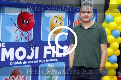Amsterdam 2 augustus 2017  
Premiere emoji de film in pathe arena. Boris v d Ham