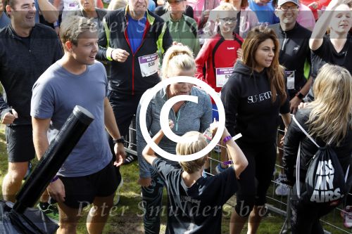 Amsterdam 9 september 2017
Edwin Evers staat op Run van radio 538 bij het Science park. Bridget Maasland met zoon Mees en nieuwe vriend Bram Plattel