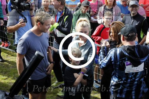 Amsterdam 9 september 2017
Edwin Evers staat op Run van radio 538 bij het Science park. Bridget Maasland met zoon Mees en nieuwe vriend Bram Plattel