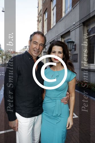 Amsterdam 6 juli 2017 
Presentatie blad GTST Goede tijden slechte tijden in NH Hotel. carolien de Bruin en Erik de Vogel