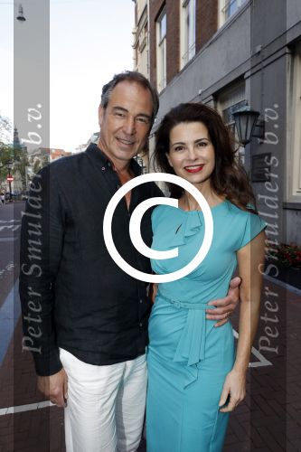 Amsterdam 6 juli 2017 
Presentatie blad GTST Goede tijden slechte tijden in NH Hotel. carolien de Bruin en Erik de Vogel