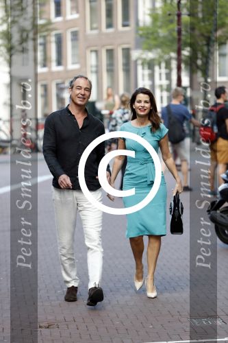 Amsterdam 6 juli 2017 
Presentatie blad GTST Goede tijden slechte tijden in NH Hotel. carolien de Bruin en Erik de Vogel