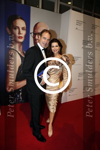 Amsterdam 15 september 2017 
Premierevoorstelling Ode aan de Meester bij Nationale Opera & Ballet in Amsterdam.koning Willem Alexander en koningin Maxima zijn de eregasten. caroline de Bruijn en Erik de Vogel