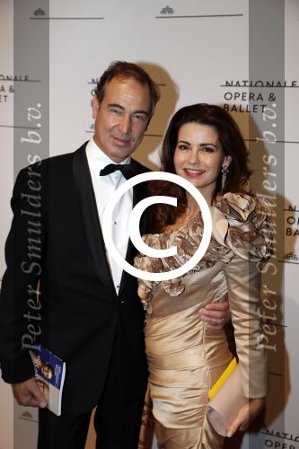 Amsterdam 15 september 2017 
Premierevoorstelling Ode aan de Meester bij Nationale Opera & Ballet in Amsterdam.koning Willem Alexander en koningin Maxima zijn de eregasten. caroline de Bruijn en Erik de Vogel