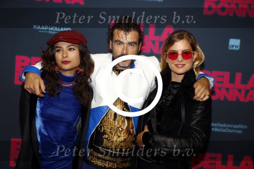 Amsterdam 11 september 2017
Premiere Bella Donna\'s in pathe arena. Charlie Chan Dagelet met partner