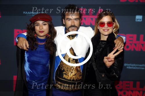Amsterdam 11 september 2017
Premiere Bella Donna\'s in pathe arena. Charlie Chan Dagelet met partner