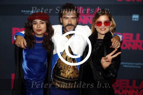 Amsterdam 11 september 2017
Premiere Bella Donna\'s in pathe arena. Charlie Chan Dagelet met partner