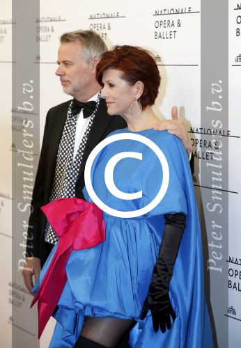 Amsterdam 11 september 2017 
Premiere Nationa Ballet in de stopera. Chazia Mourali met man