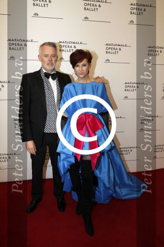 Amsterdam 11 september 2017 
Premiere Nationa Ballet in de stopera. Chazia Mourali met man