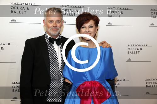 Amsterdam 11 september 2017 
Premiere Nationa Ballet in de stopera. Chazia Mourali met man