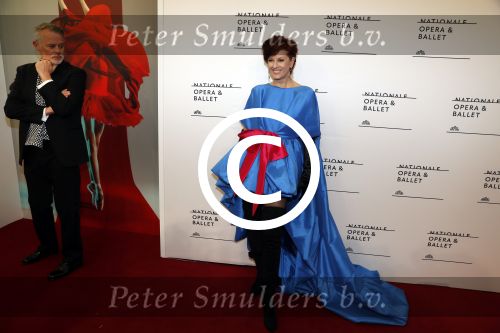 Amsterdam 11 september 2017 
Premiere Nationa Ballet in de stopera. Chazia Mourali met man