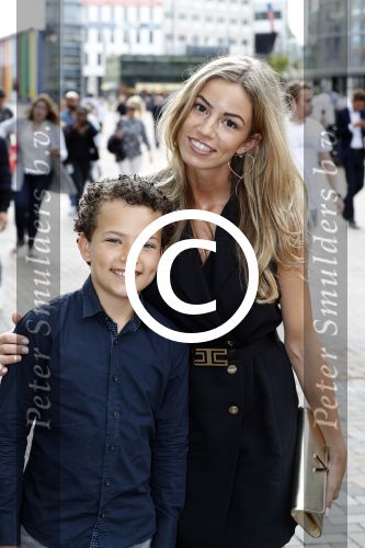 Amsterdam 4 juli 2017
Premiere Spiderman in pathe arena. Christie Bokma met zoon