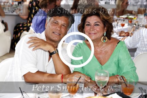 Saint Tropez 3 augustus 2017
Jan des Bouvrie viert zijn 75e verjaardag met familie en vrienden bij Tropezina. Christine Kroonenberg met vriend