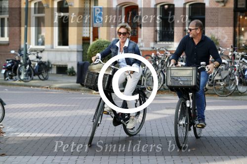 Amsterdam 2 september 2017
Connie Witteman en haar partner Eugene v Dun in Amsterdam zuid.